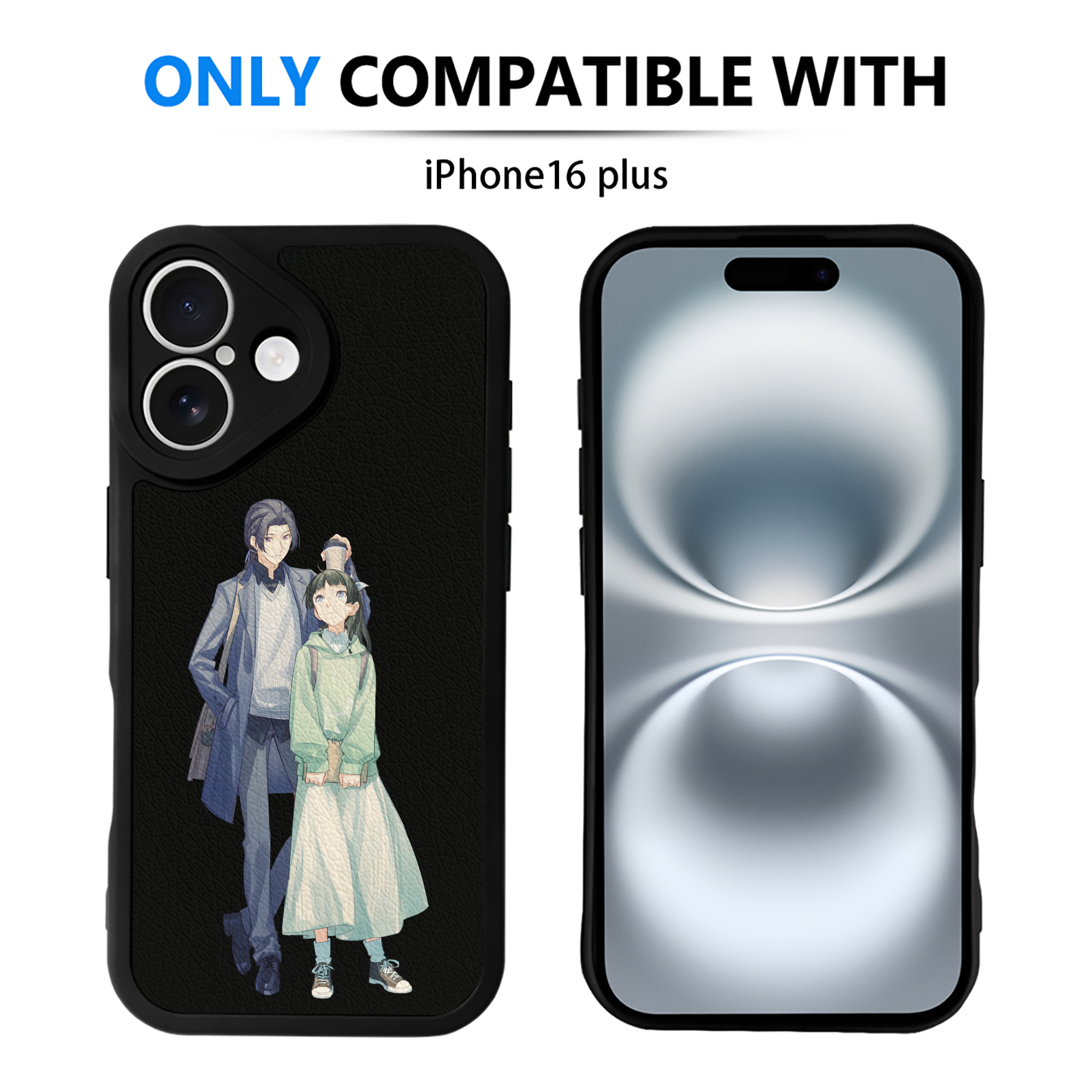 （画像用） 薬屋のひとりごと The Apothecary Diaries 【iPhone 16シリーズ対応】シリコンスマホケース（レザー調） 材質：シリコン